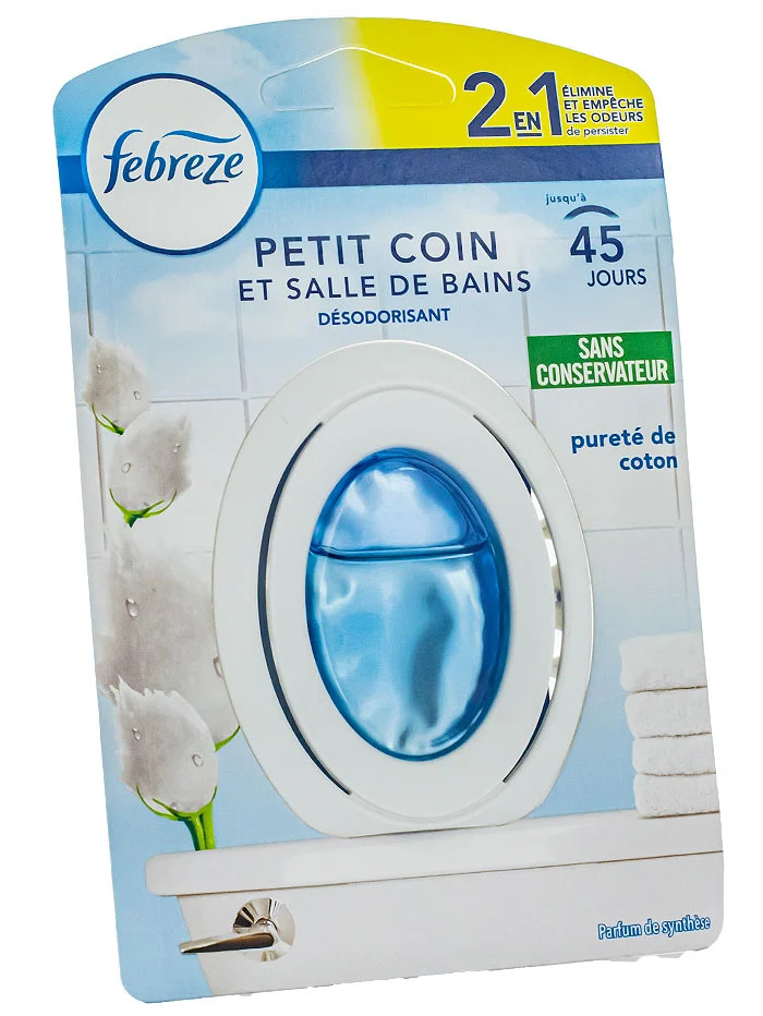 Febreze odorizant de baie 7.5 ml purete de coton
