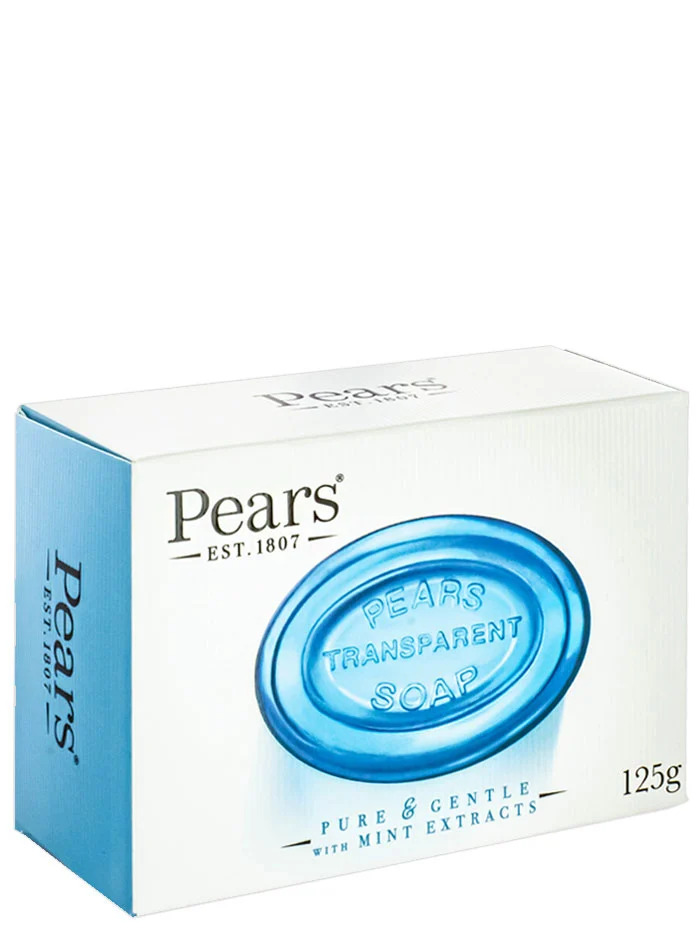 Pears sapun transparent cu uleiuri naturale 125 g blue mint