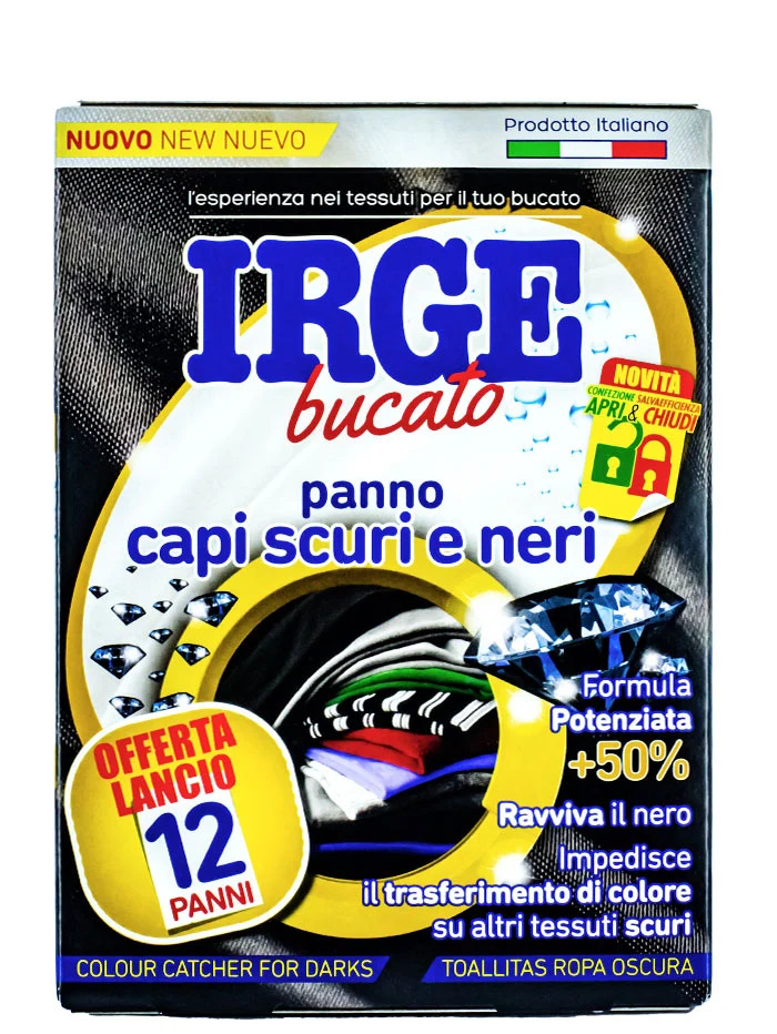 Irge absorbant de culoare 12 buc negru