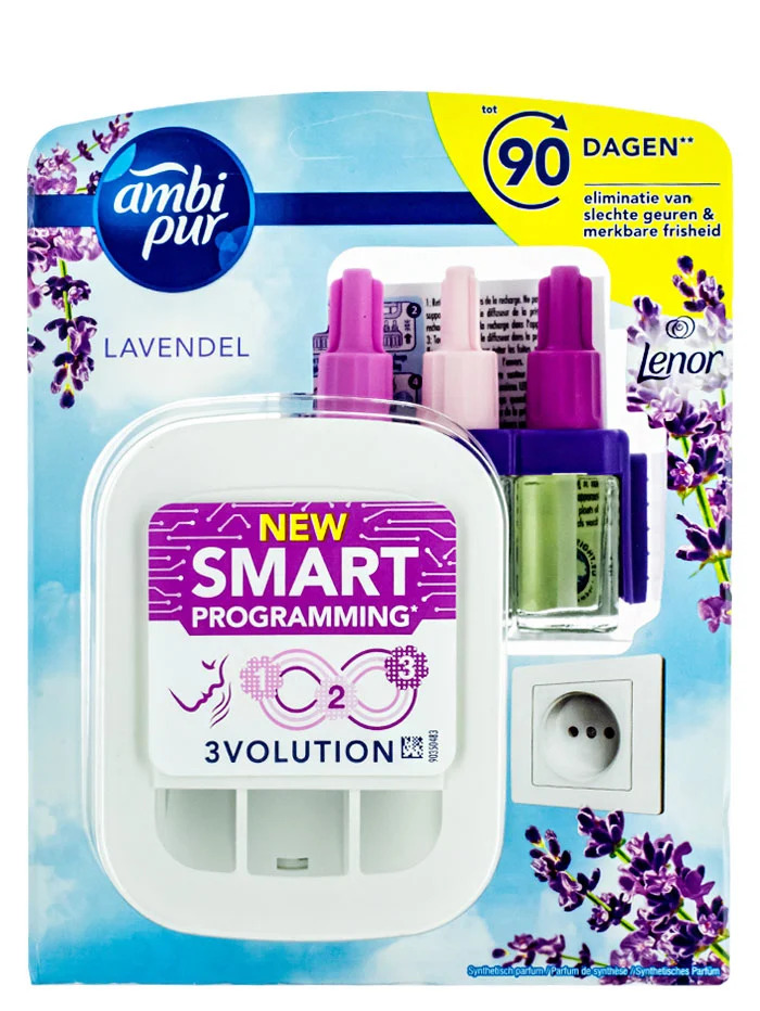 Ambi pur aparat odorizant camera priza+rezerva 3volution 20 ml lavendel