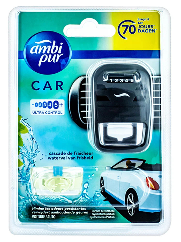 Ambi pur aparat odorizant auto 7 ml starter waterfall of freshness