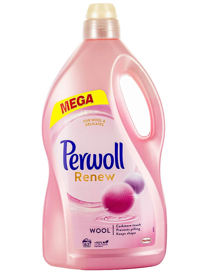 Perwoll detergent lichid 3.72 l 62 spalari wool & delicates