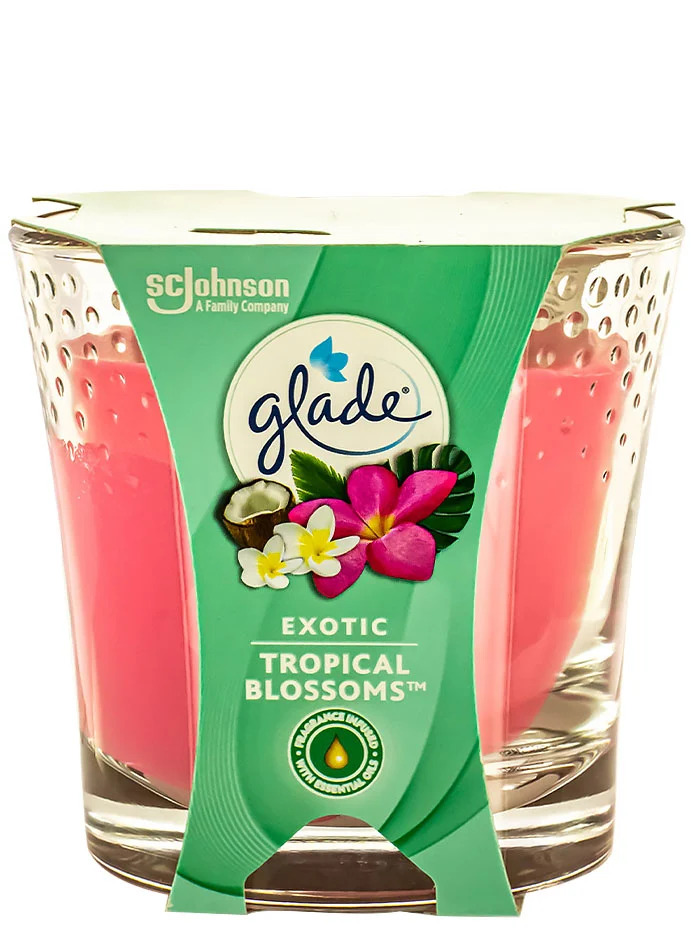Glade lumanare odorizanta 129 g exotic tropical blossom