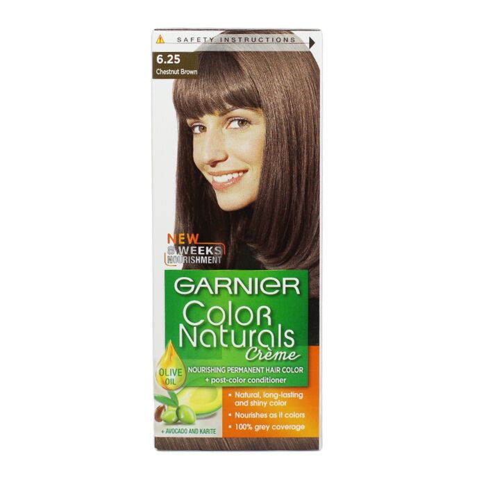 Garnier Vopsea De Par Color Naturals 6 25 Castaniu Importdirect