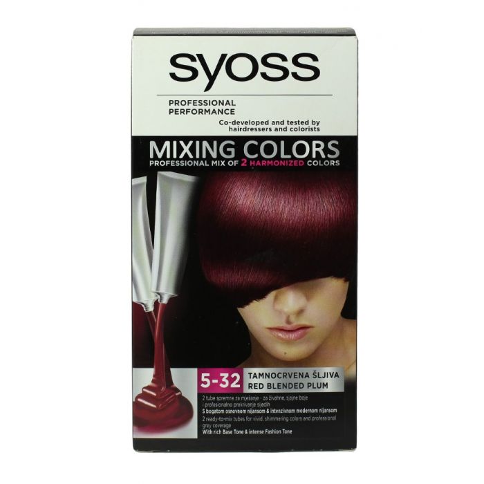 Syoss Vopsea De Par 5 32 Mix Rosu Violet Importdirect