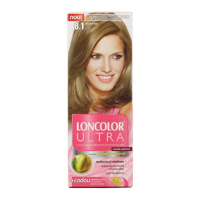 Loncolor Vopsea De Par Ultra 8 1 Blond Bej Importdirect
