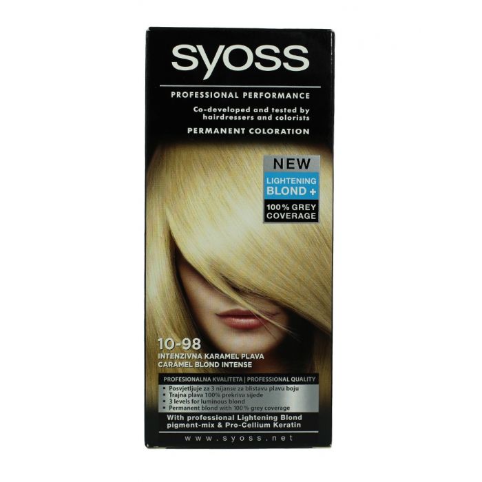 Syoss Vopsea De Par 10 98 Caramel Blond Intense Importdirect