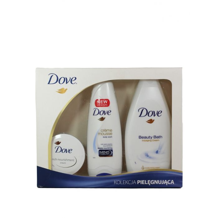 Dove Caseta Spuma De Baie Gel De Dus Crema De Maini 500 200 75ml