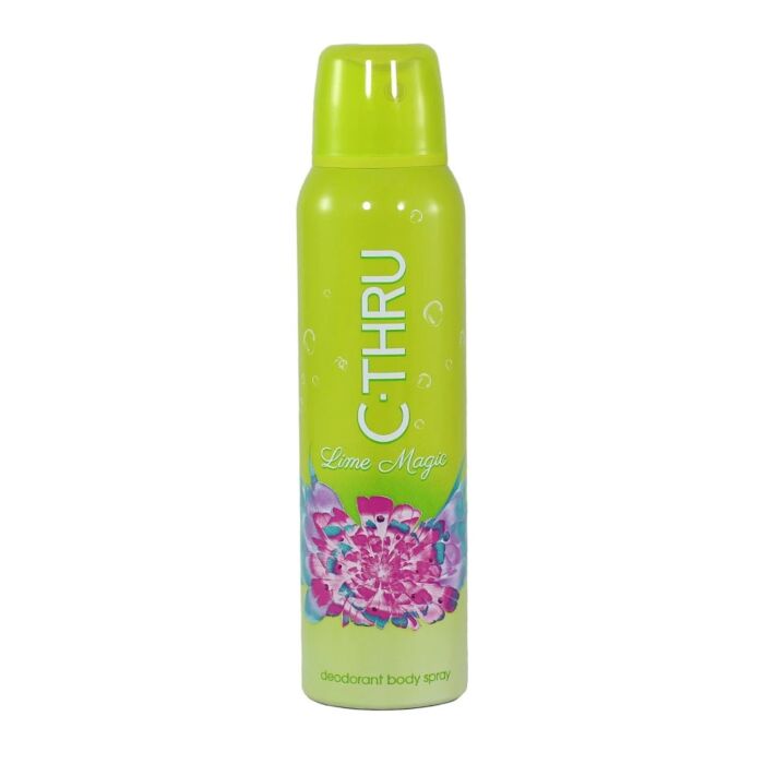 CThru Spray deodorant 150 ml Lime Magic ImportDirect