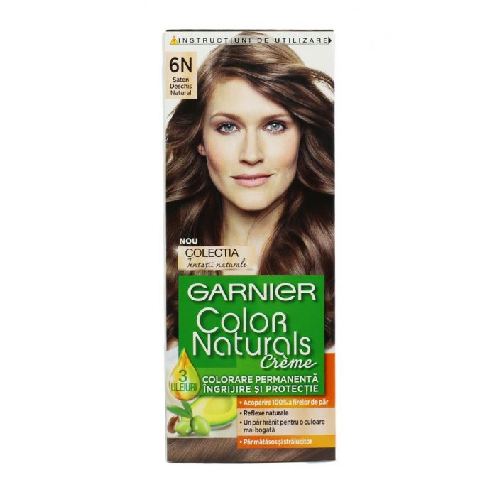 Garnier Vopsea De Par Color Naturals 6n Saten Deschis Natural Importdirect