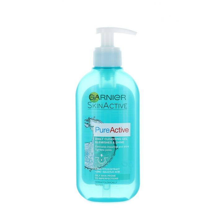 Garnier Gel Curatat Fata Cu Pompa 200 Ml Pure Active Importdirect