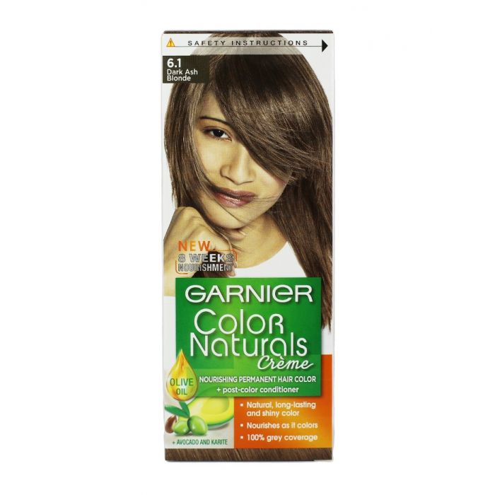 Garnier Vopsea De Par Color Naturals 6 1 Dark Ash Blonde Importdirect