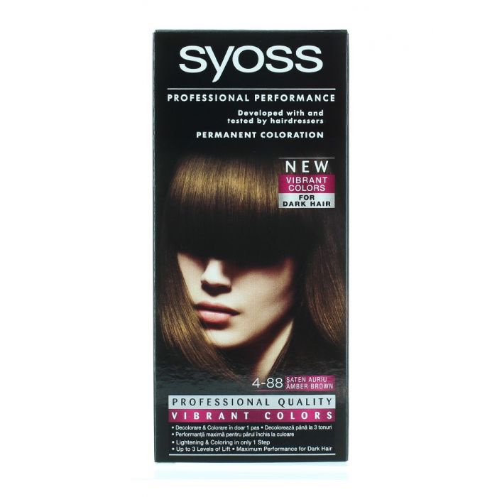 Syoss Vopsea De Par 4 88 Amber Brown Importdirect
