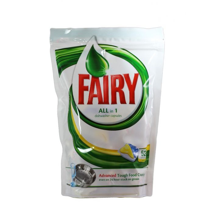 Fairy Capsule Masina De Spalat Vase 52 Buc All In 1 Lemon Importdirect
