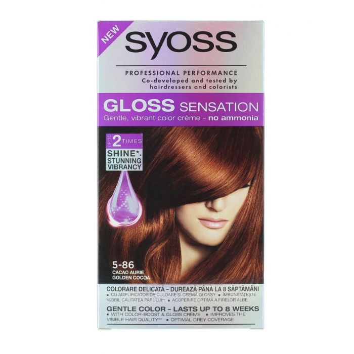 Syoss Vopsea De Par Gloss Sensation 5 86 Golden Cocoa Exp 30 11