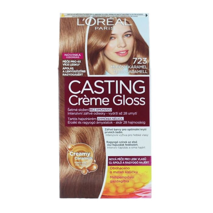 L Oreal Vopsea De Par Casting Creme Gloss 723 Milk Caramel Importdirect