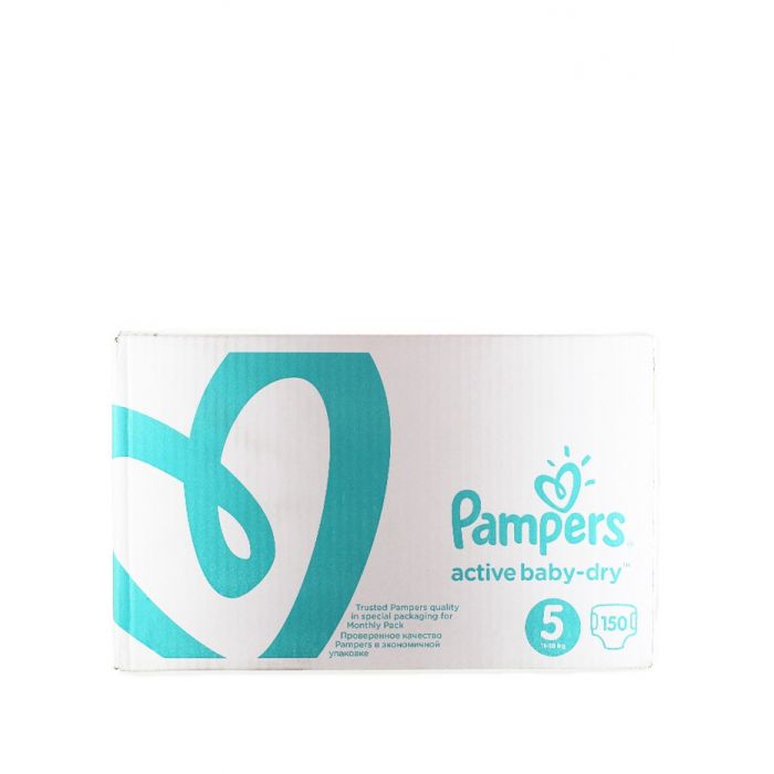 Pampers Active Baby Dry nr.5 Junior 11-18 kg 150 buc - ImportDirect
