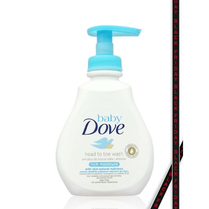 Dove Baby Sampon Gel De Dus Cu Pompa 200 Ml Rich Moisture Importdirect
