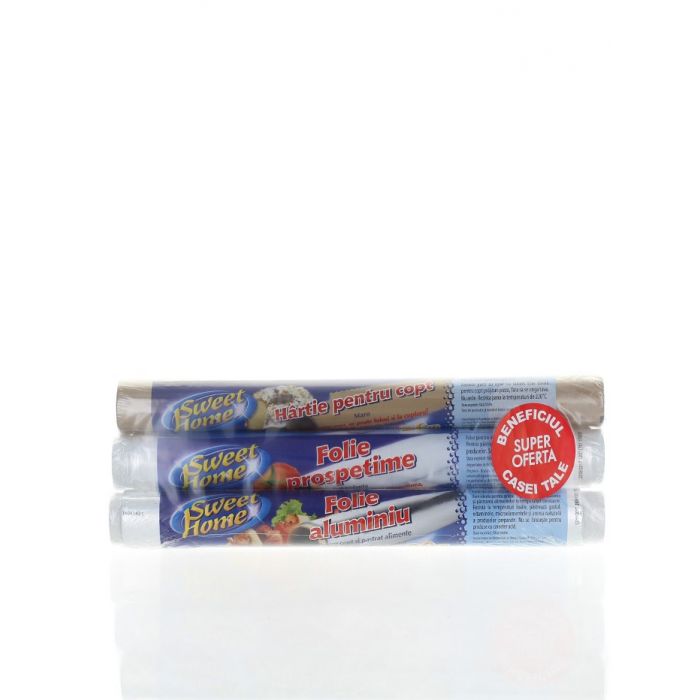 Sweet Home Pachet Folie De Aluminiu Folie Alimentara Hartie Copt