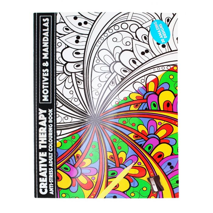 Carte De Colorat Pentru Adulti 20 X A3 Motives Mandalas Importdirect