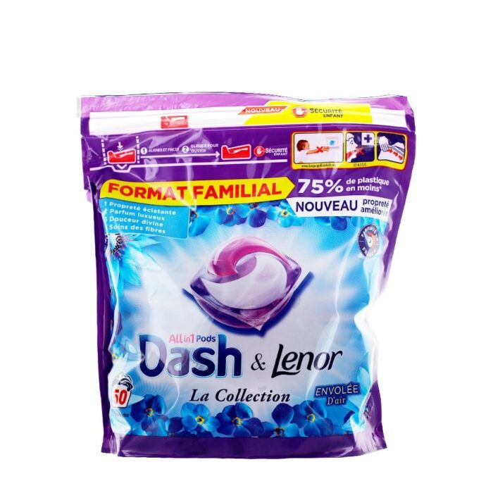 Dash Detergent Capsule 50 buc All in1 Lenor ImportDirect