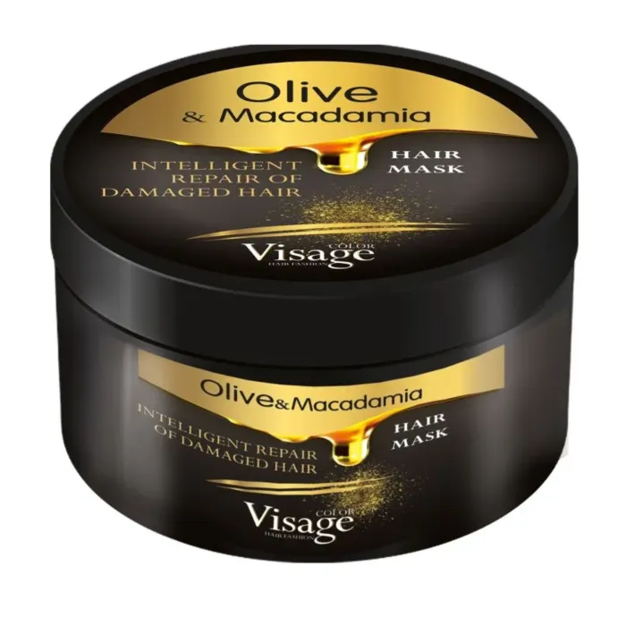 Visage Mască Olive & Macadamia 500 ml – tratament păr deteriorat