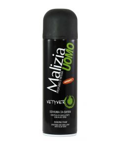 Malizia Spuma de ras 300 ml Vetyver