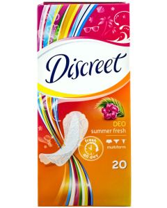 Discreet Absorbante zilnice 20 buc Summer Fresh