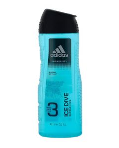 Adidas Gel de dus Barbati 400 ml Ice Dive 3in1