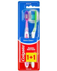 Colgate Periuta de dinti 2 buc Extra Clean