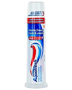 Aquafresh Pasta de dinti cu pompa 100 ml Fresh & Minty
