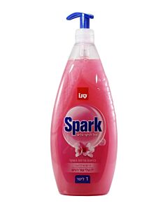Sano Detergent pentru vase cu pompa 1 l Spark Migdale (Roz)