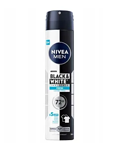 Nivea Spray deodorant barbati 200 ml Invisible B&W Fresh