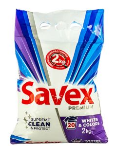 0008657 SAVEX DETERGENT AUTOMAT 2 KG 20 SPALARI WHITE&COLOR