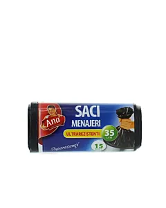 Anna Saci menajeri 35 L 15 buc Ultrarezistent