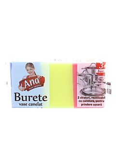 Anna Burete de vase canelat 3 buc