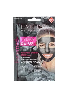 Eveline Masca de fata 2x5 ml 8in1 Hydra Detox