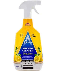 Astonish Soluție curățare bucătărie Lemon 750 ml — spray eficient pentru grăsime și murdărie