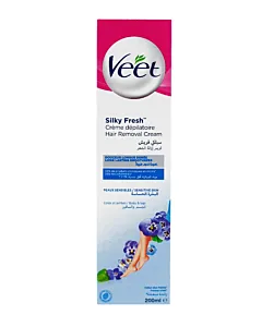 Veet Crema depilatoare 200 ml Silk & Fresh(Sensitive Skin)