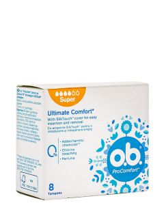 O.B. Tampoane Pro Comfort 8 buc Super