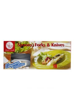 Smart Cook Set tacamuri de unica folosinta 18 buc Plastic