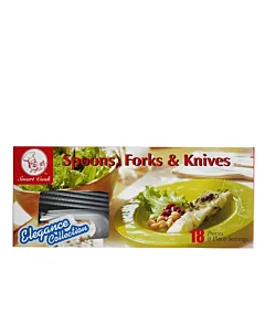 Smart Cook Set tacamuri de unica folosinta 18 buc Plastic