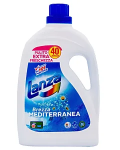 Lanza Detergent lichid 2 L 40 spalari Brezza Mediterranea