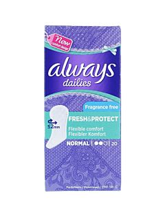 Always Absorbante subtiri zilnice 20 buc Fresh&Protect Normal