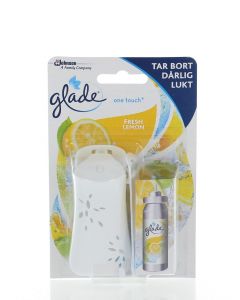Glade Aparat odorizant One Touch+rezerva 10 ml Fresh Lemon