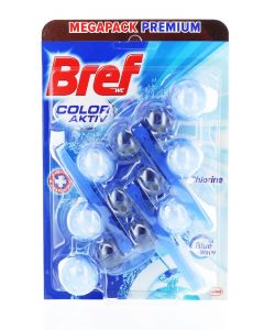 Bref Odorizant WC cu bile 3x50g Premium Chlorine
