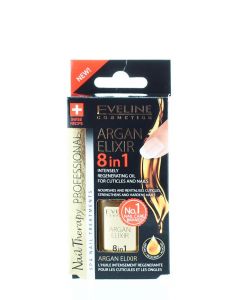 Eveline Tratament Unghii 12 ml Argan Elixir 8 in1