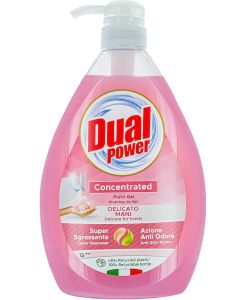 Dual Power detergent pentru vase cu pompa 1000 ml Delicato Mani