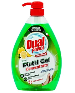 Dual Power detergent pentru vase cu pompa 1000 ml Limone