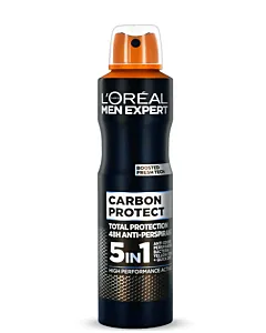 Loreal Men Expert Spray deodorant barbati 150 ml 5in1 Carbon Protect